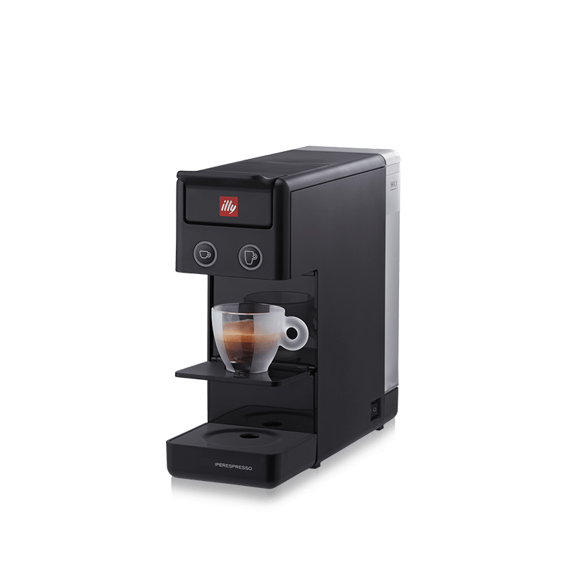 illy Kapsulu automāti Melns / Melns Kafijas automāts Illy Y3.3 + piena putotājs