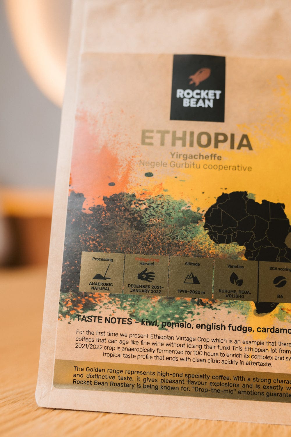 Rocket Bean Roastery Kafijas pupiņas Kafijas pupiņas Etiopija | Yirgacheffe, Anaeiroba 200g