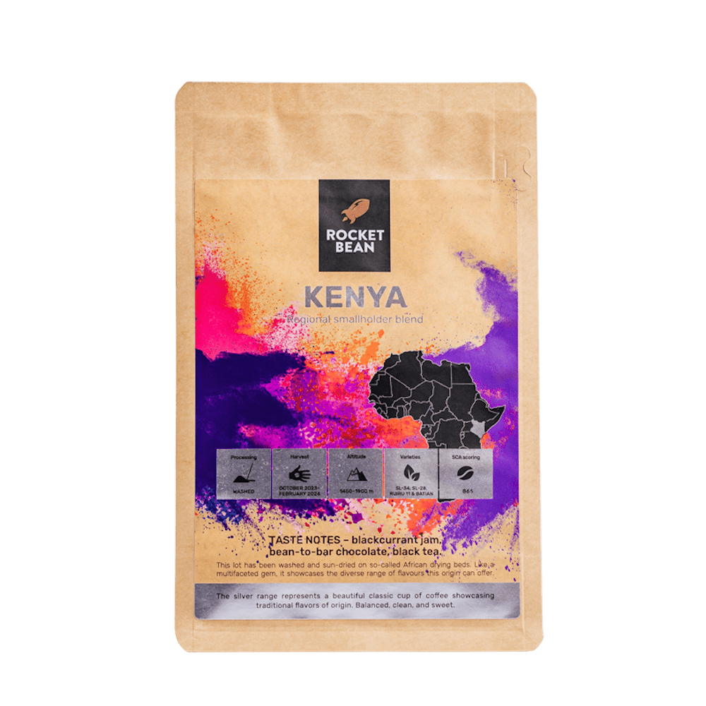 Rocket Bean Roastery Kafijas pupiņas Kafijas pupiņas Kenija, Smallholder blend, mazgāta 200g