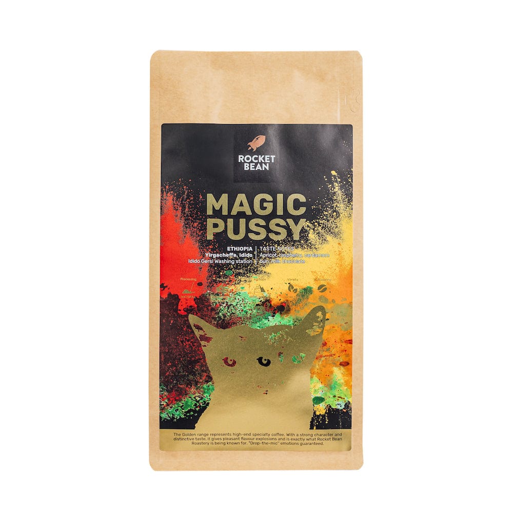 Rocket Bean Roastery Kafijas pupiņas Kafijas pupiņas Magic Pussy, Ethiopia Yirgacheffe, 500g