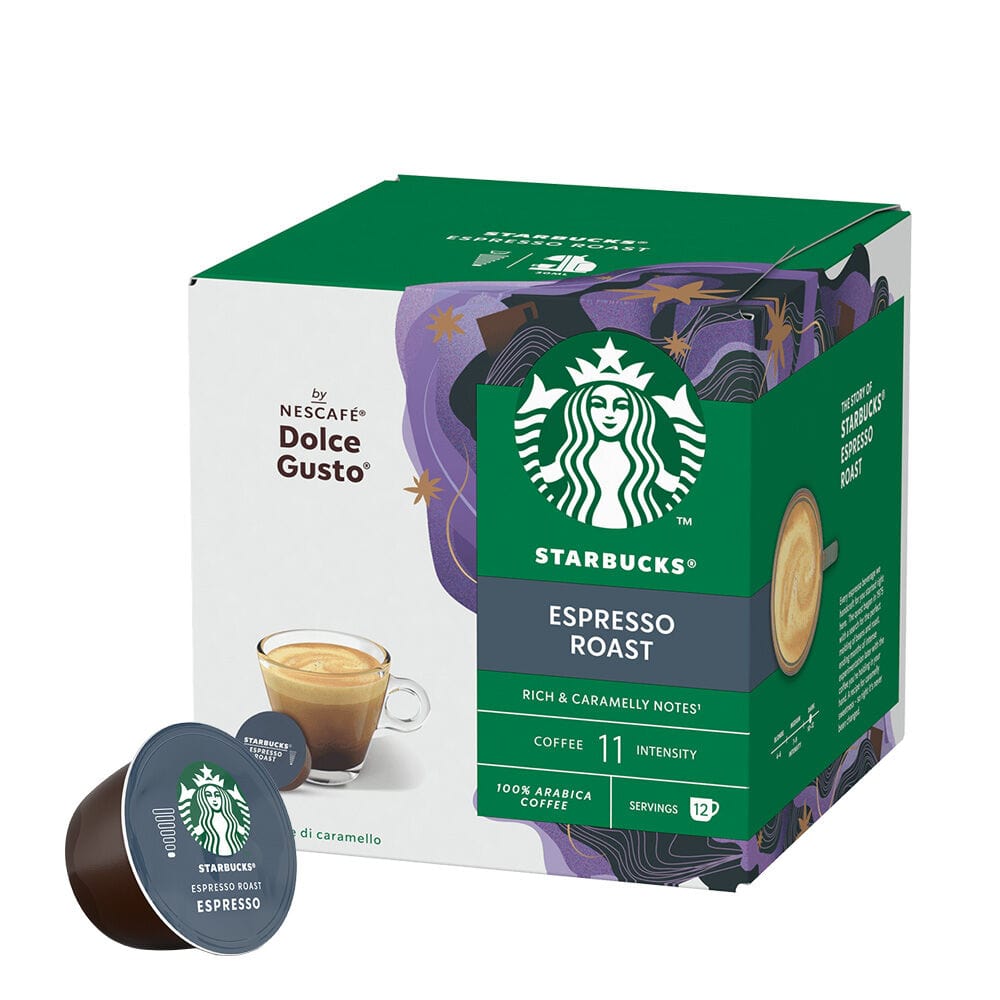Starbucks Kapsulas Starbucks Dolce Gusto kafijas kapsulas Espresso Roast 12gab